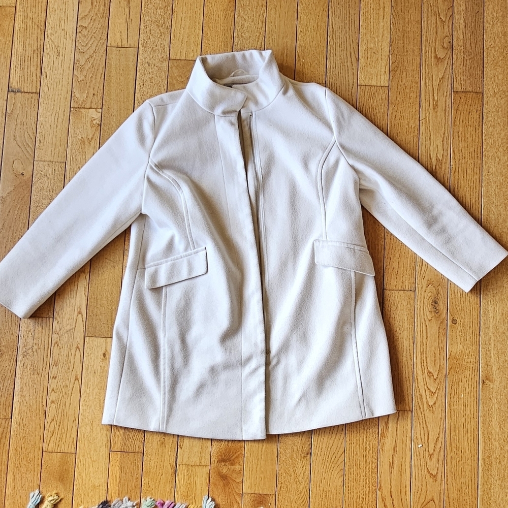 Nine West Cream Trench Coat